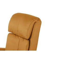 HIMOLLA Sessel 7418 Leder 81 x 111 x 95 cm Gelb elektrisch