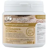 manako Flohsamenschalen, fein gemahlen, prebiotisch, 300 g Dose