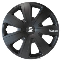 Sparco Radzierblenden Palermo - 14-Zoll - Schwarz - Satz mit 4 Stück