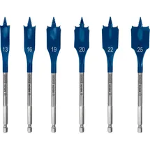 Bosch SelfCut Speed Flachfräsbohrer-Set 13/16/19/20/22/25 mm 6-tlg.