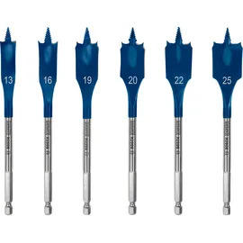 Bosch SelfCut Speed Flachfräsbohrer-Set 13/16/19/20/22/25 mm 6-tlg.