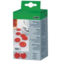 Sigel Wertmarken Getränke rot