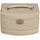 Windrose Automatik-Schmuckkoffer Merino Moda Beige Schmuckkoffer