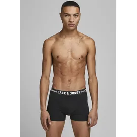JACK & JONES Sense Boxershorts 3 Einheiten Black / Detail Black Waistband S