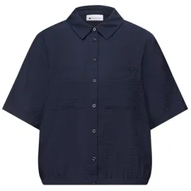 STREET ONE Kurzarmbluse Blau 42