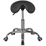 FineBuy Menton Kunstleder Schwarz