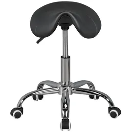 FineBuy Menton Kunstleder Schwarz