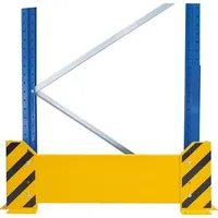 Schulte Lagertechnik Rammschutzwand B800xH400 mm schwarz/gelb Einfachregal - Artikel: 7830493480