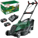Bosch 36V-44-750 Akku-Rasenmäher - 44 cm Schnittbreite - 2x 36V 4Ah