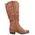 Rieker Damen 93670 Hochschaftstiefel, braun 24, 40 EU