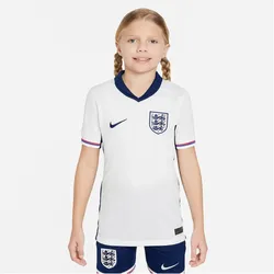NIKE England Stadium Dri-FIT Heimtrikot 2024 Kinder 100 - white/blue void M (137-147 cm)