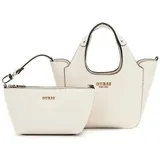 GUESS Damen Handtasche Helina Bone