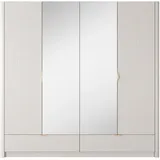 ax living Aufbewahrung Schrank Vespasia 213 x 208,4 x 0 cm Beige