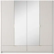 ax living Aufbewahrung Schrank Vespasia 213 x 208,4 x 0 cm Beige