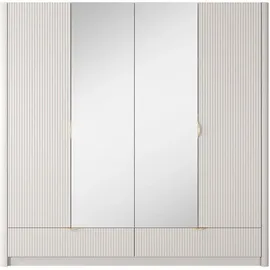 ax living Aufbewahrung Schrank Vespasia 213 x 208,4 x 0 cm Beige