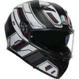 AGV K3 Rivia Helm, schwarz-weiss, Größe XS