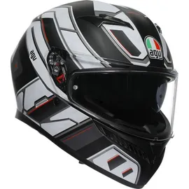 AGV K3 Rivia Helm, schwarz-weiss, Größe XS