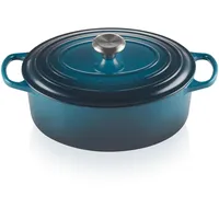 Le Creuset Signature Bräter 29 cm oval deep teal