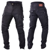 Trilobite Acid Scrambler Motorradjeans, schwarz 32/32