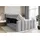 altdecor Boxspringbett BOXI1-Z KING 160 x 200 cm H3/H4 Hellgrau