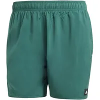 Adidas Solid CLX Short-Length Badeshorts Collegiate Green / Black XL