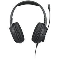 Lenovo IdeaPad H100 Gaming-Headset, 50-mm-Treiber, Stereo-Over-Ear-Kopfhörer mit Mikrofon, gepolsterte Ohrmuscheln, Inline-Lautstärke, GXD1C67963, Schwarz