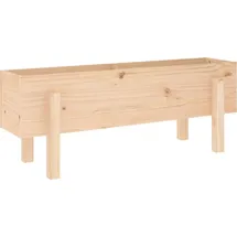 vidaXL Hochbeet 101 x 30 x 38 cm Braun