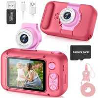 ARNSSIEN Digitalkamera für 3-12 Jahre alte Jungen/Mädchen mit 180° Flip-Objektiv, 2,4" Kinder Selfie Digitalkamera für Kleinkinder mit Video, Weihnachten Geburtstag Festival Geschenke für Kinder,X101