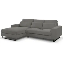 xonox Eckcouch Polyester L-Form 3-Sitzer Grau