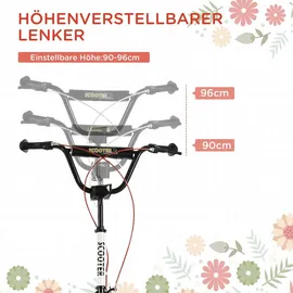 Homcom Kinderscooter weiß
