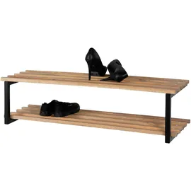 Spinder Design Schuhregal 100 x 26 x 34 cm schwarz / schwarz