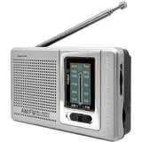 Mini Analog Radio BC-R2011 Ausgang Mini Jack Stromversorgung über 2 AAA-Batte...