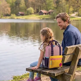 Heinrich Sieber SIEBER Glühwürmchen - Kinderrucksack Luca, altrosa/ocker
