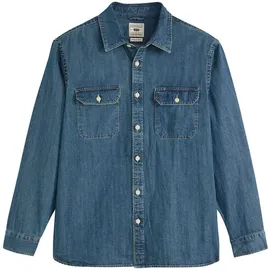 Levi's Regular Fit Jeanshemd Blau M