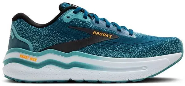 BROOKS Herren Laufschuhe Ghost Max 2, Moroccan Blue/Aqua/Orange Pop, 48 1⁄2