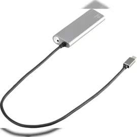 Renkforce 4 Port USB 3.1 Gen 1-Hub mit Aluminiumgehäuse Silber