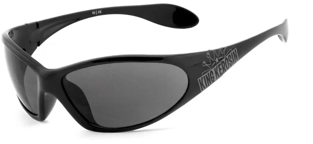 King Kerosin KK405 Sonnenbrille, schwarz-grau für Männer