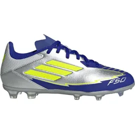 adidas F50 League Messi FG/MG Kinder silver met./solar yellow/lucid blue 38