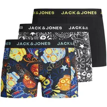 Jack & Jones Junior 3er-Pack Trunks in Black | 140