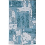 OCI Die Teppichmarke Teppich Diana Nora, rechteckig, 5 mm Wohnzimmer blau Baumwollteppiche Naturteppiche Teppiche