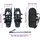 vidaXL 3 in 1 Schneeschuhe Blau L