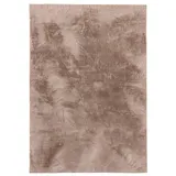 benuta Basic Fellteppich Furry Taupe 160x230 cm - Moderner Teppich für Wohnzimmer