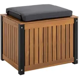 Dehner Kissenbox Liverpool, Dunkelgrau, Natur