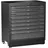 VIGOR Schubladen-unterschrank, 8 Schubladen, 861 mm, - VIGOR