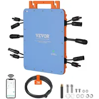 Vevor Solar Grid Tie Micro Inverter, 1200 W, Solar