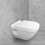 Duravit Starck 3 Wand-Tiefspül-WC & Tellkamp Premium 7000 WC-Sitz SET, 22000900001+TK7000,