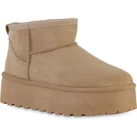 VAN HILL Plateau Boots in Khaki