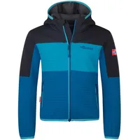 TROLLKIDS Sogndal Fleecejacke Alpine Blue/Pool Blue 140