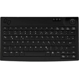 Active Key AK-440-TU Tastatur mit Trackball, schwarz, USB, DE (AK-440-TU-B/GE)