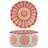Marrakesch Orient & Mediterran Interior Pouf Garet Baumwolle 50 x 25 cm Orange